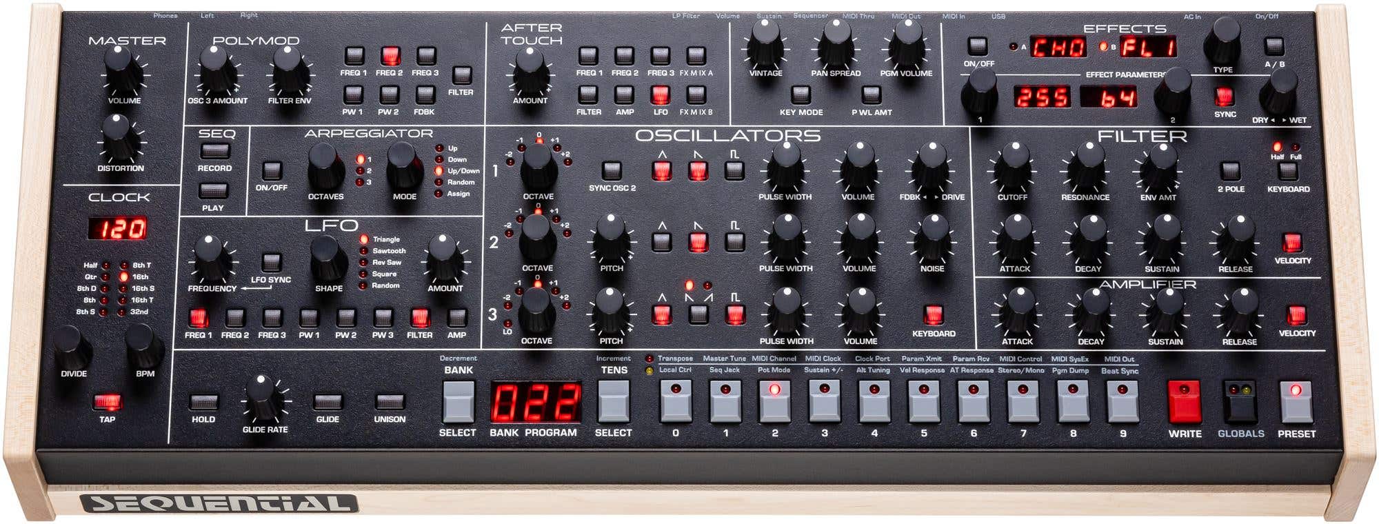 Sequential Trigon 6 Desktop Analog Synthesizer