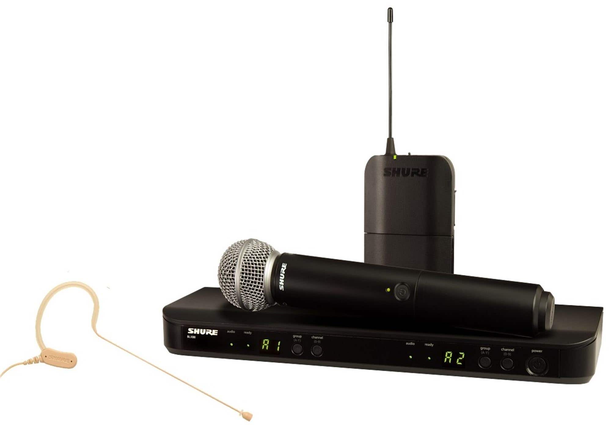 Shure BLX1288/MX153 BLX Dual Combo Wireless System