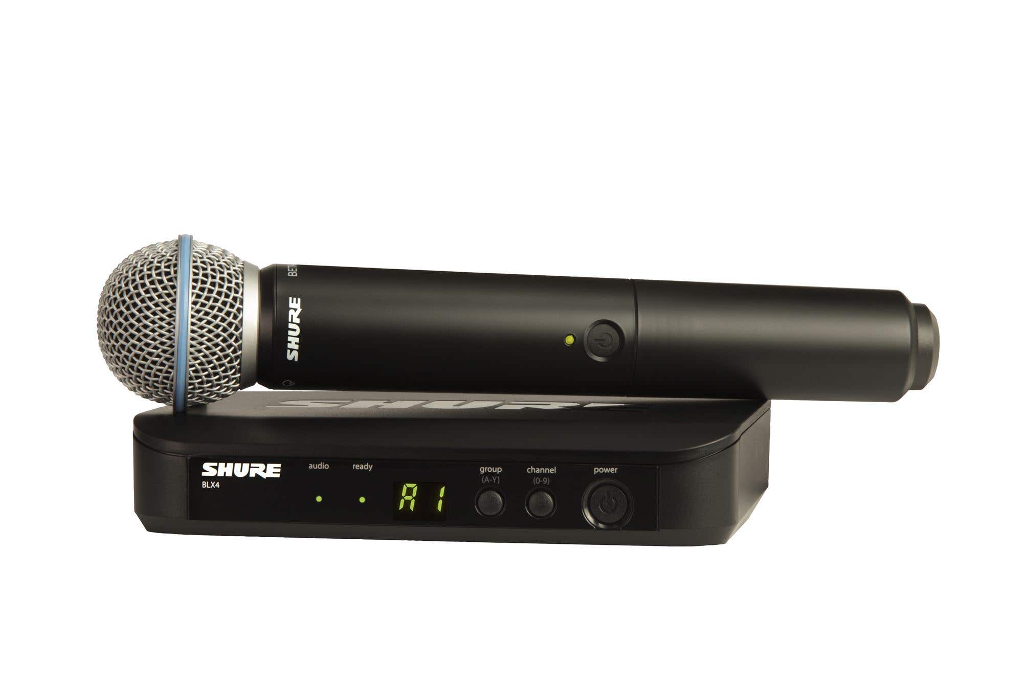 Shure BLX24 B58 H9 Beta 58 Handheld Vocal Wireless Mic System H9