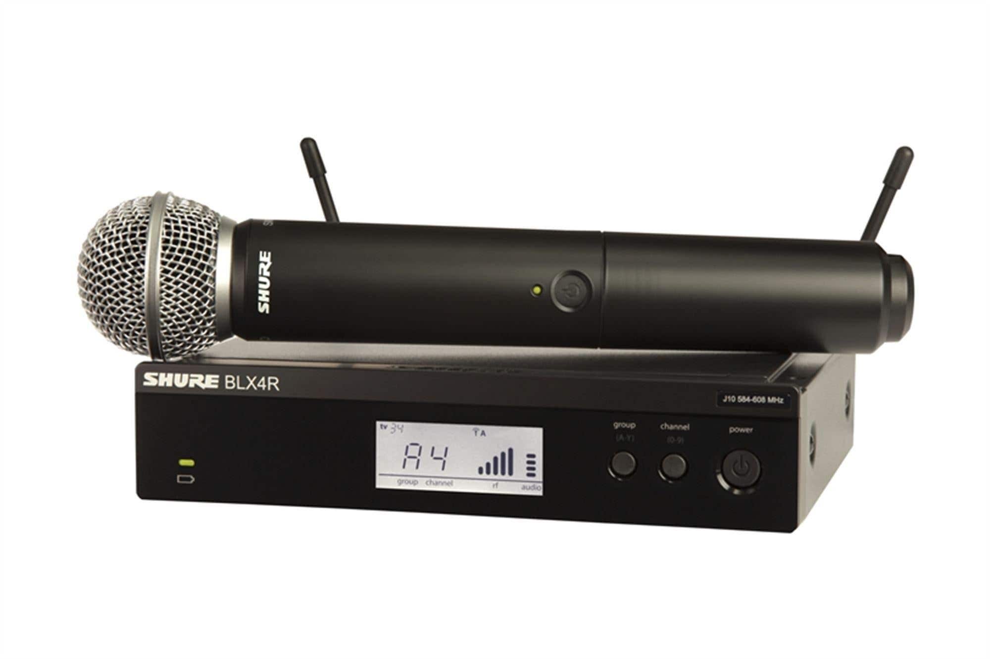 Shure BLX24R/SM58 Handheld Vocal Wireless Mic System With SM58 J11