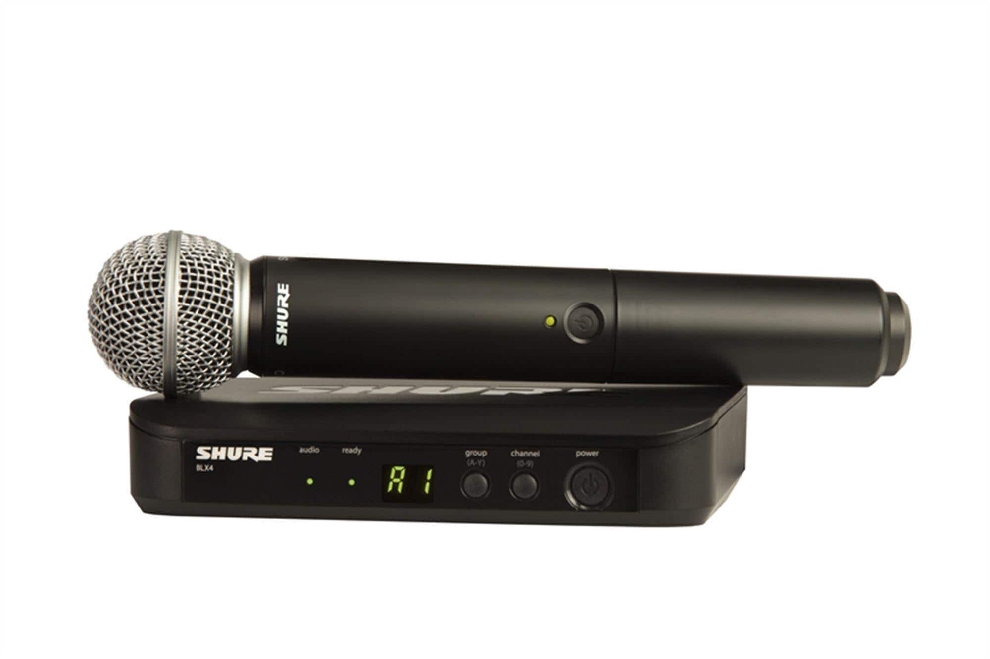 Shure BLX 24SM58 Handheld Wireless Microphone System with SM58 Band H9