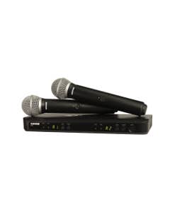 Shure BLX 288PG58 Dual Handheld Wireless Microphone System