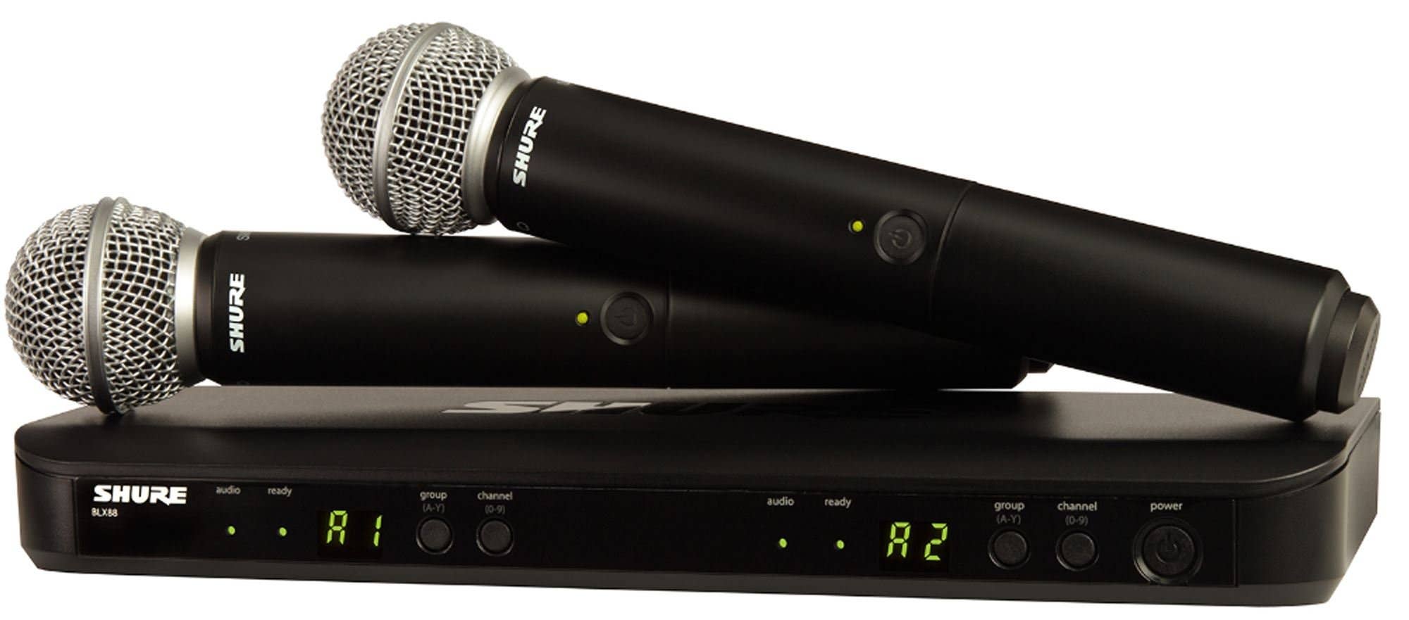 Shure BLX288/SM58 Dual SM58 Handheld Wireless System Group H10