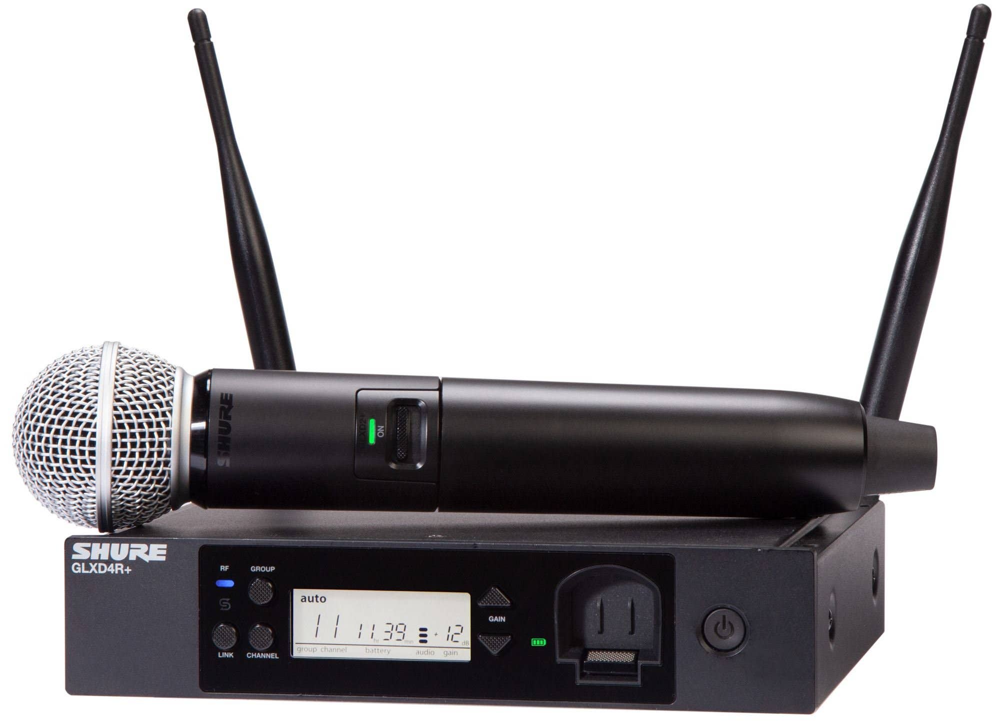 Shure GLXD24R Plus Dual Band Vocal Handheld Wireless System with SM58