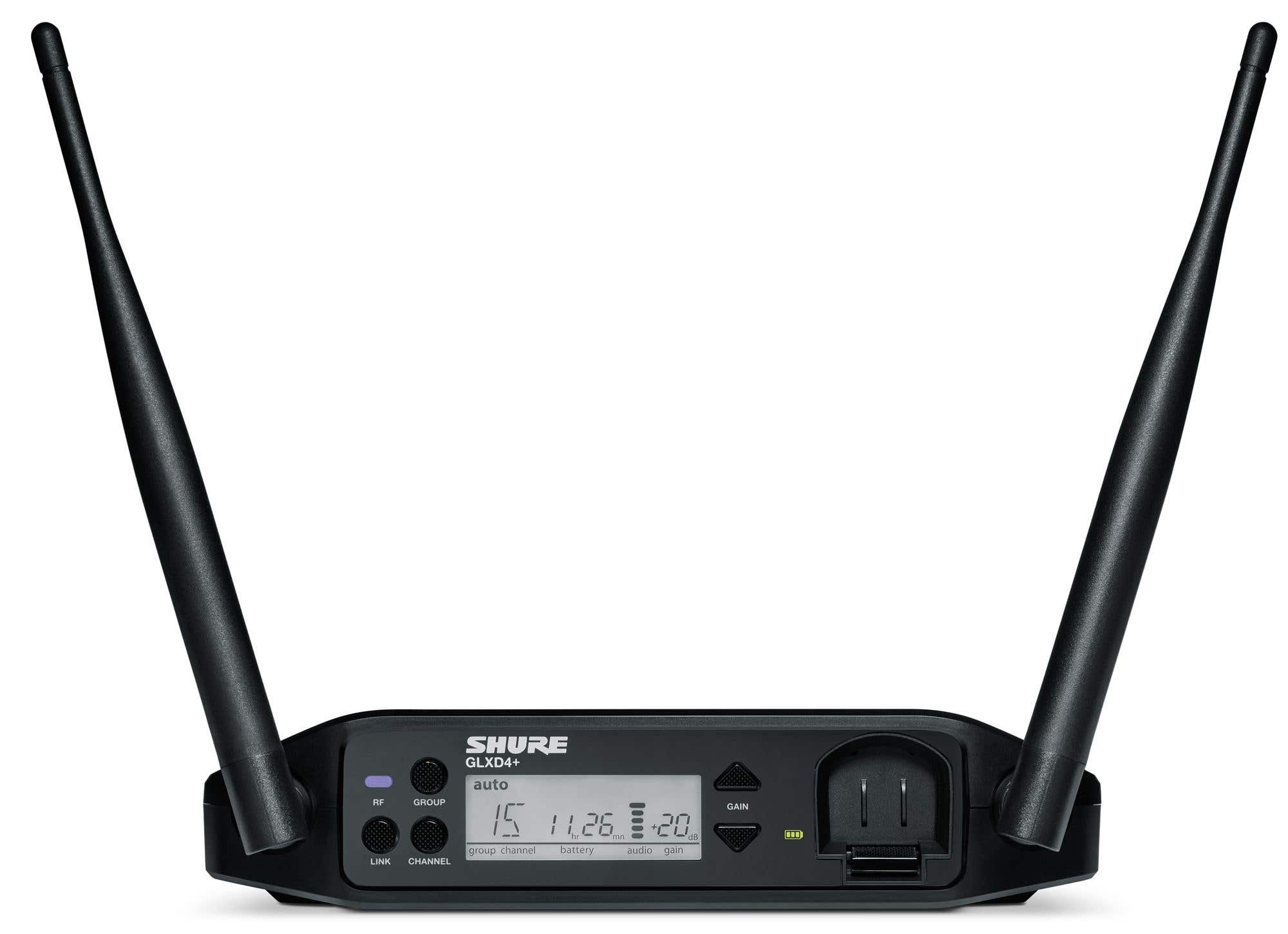 Shure GLXD4 Plus Dual Band Wireless Tabletop Receiver