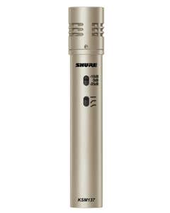 Shure KSM137 Cardioid Condenser Microphone with Windscreen