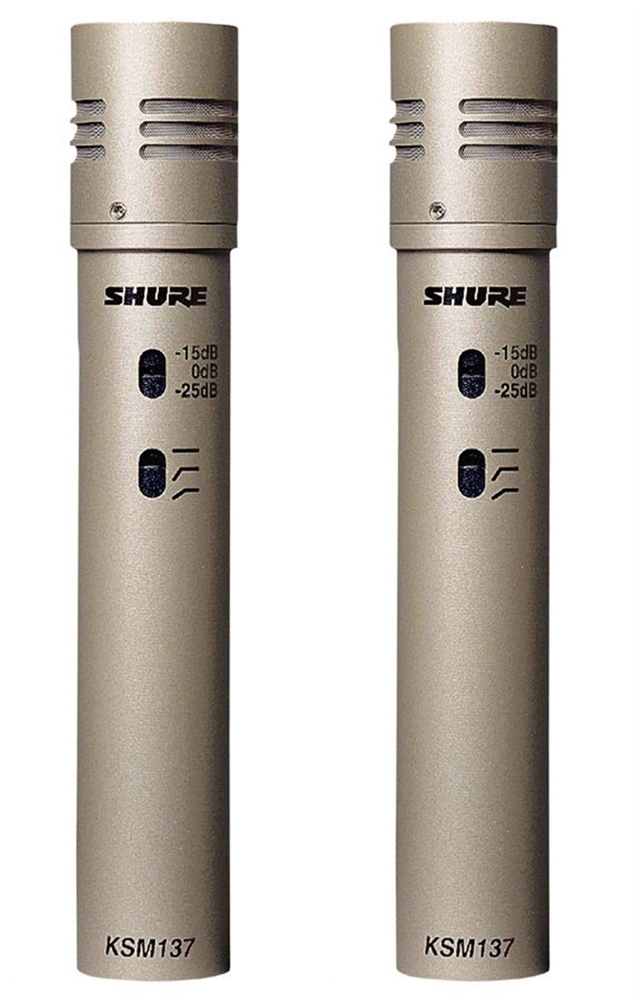 Shure KSM137 SL Stereo Pair Condenser Microphones