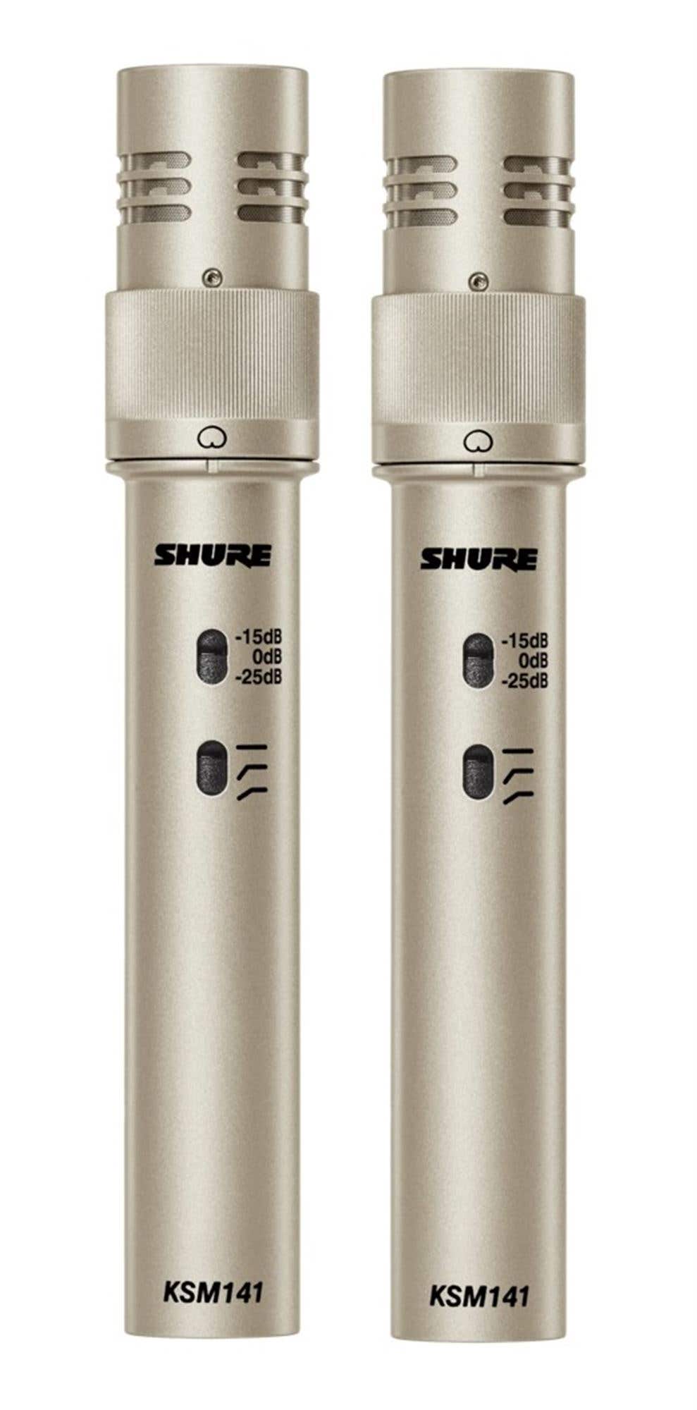 Shure KSM141 SL Stereo Pair Condenser Microphones