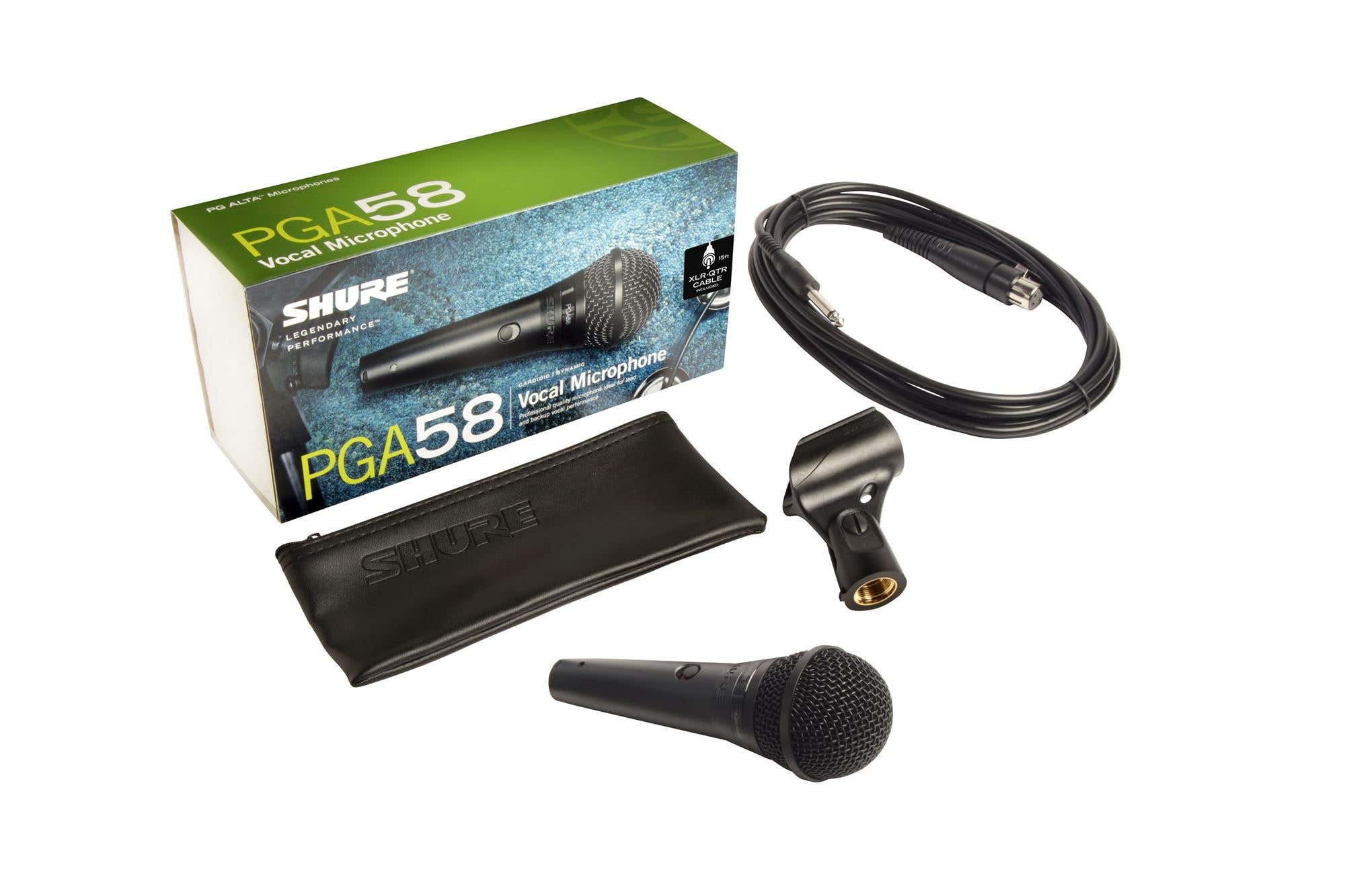 Shure PGA58 Alta Dynamic Vocal Microphone with Cable
