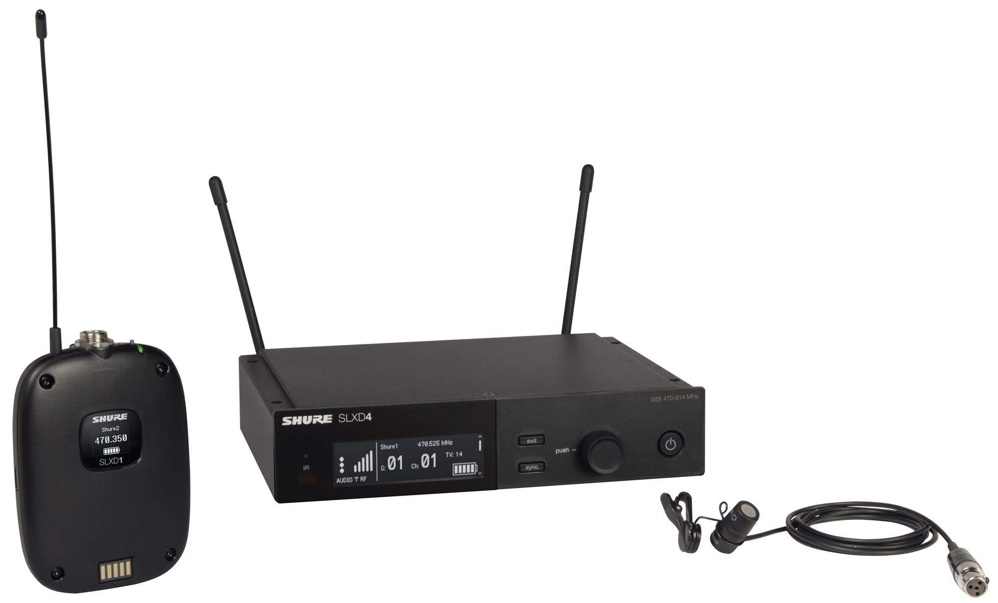 Shure SLXD14/85 SLX-D Digital Lavalier Wireless System