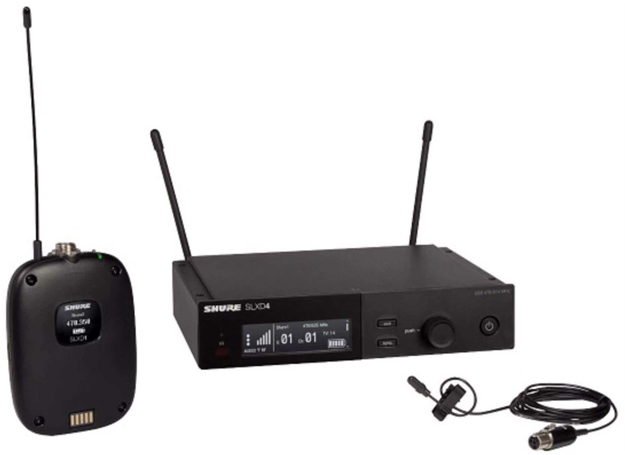 Shure SLXD14/DL4B Omni Lavalier Wireless Microphone System
