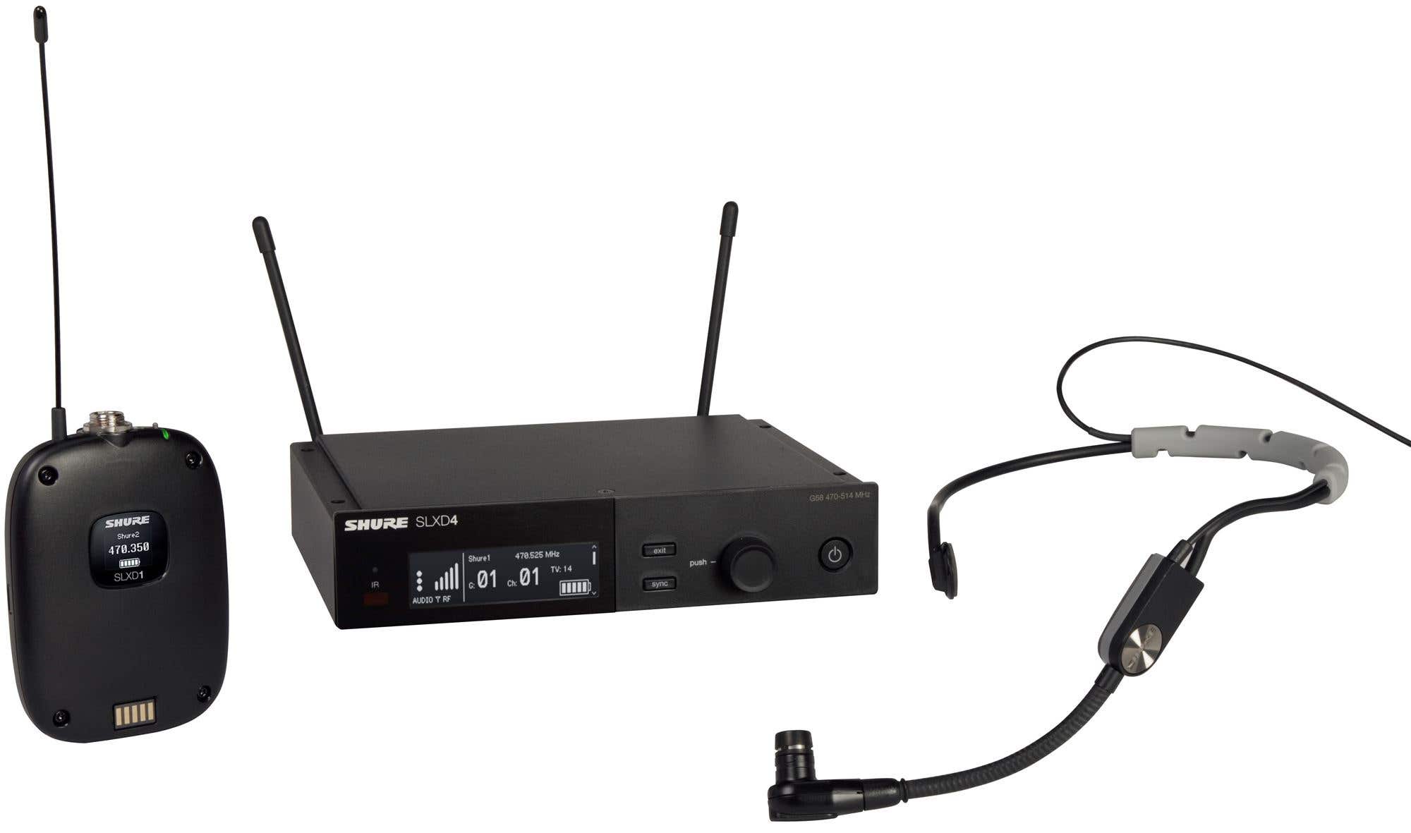 Shure SLXD14/SM35 SLX-D Headset Digital Wireless System