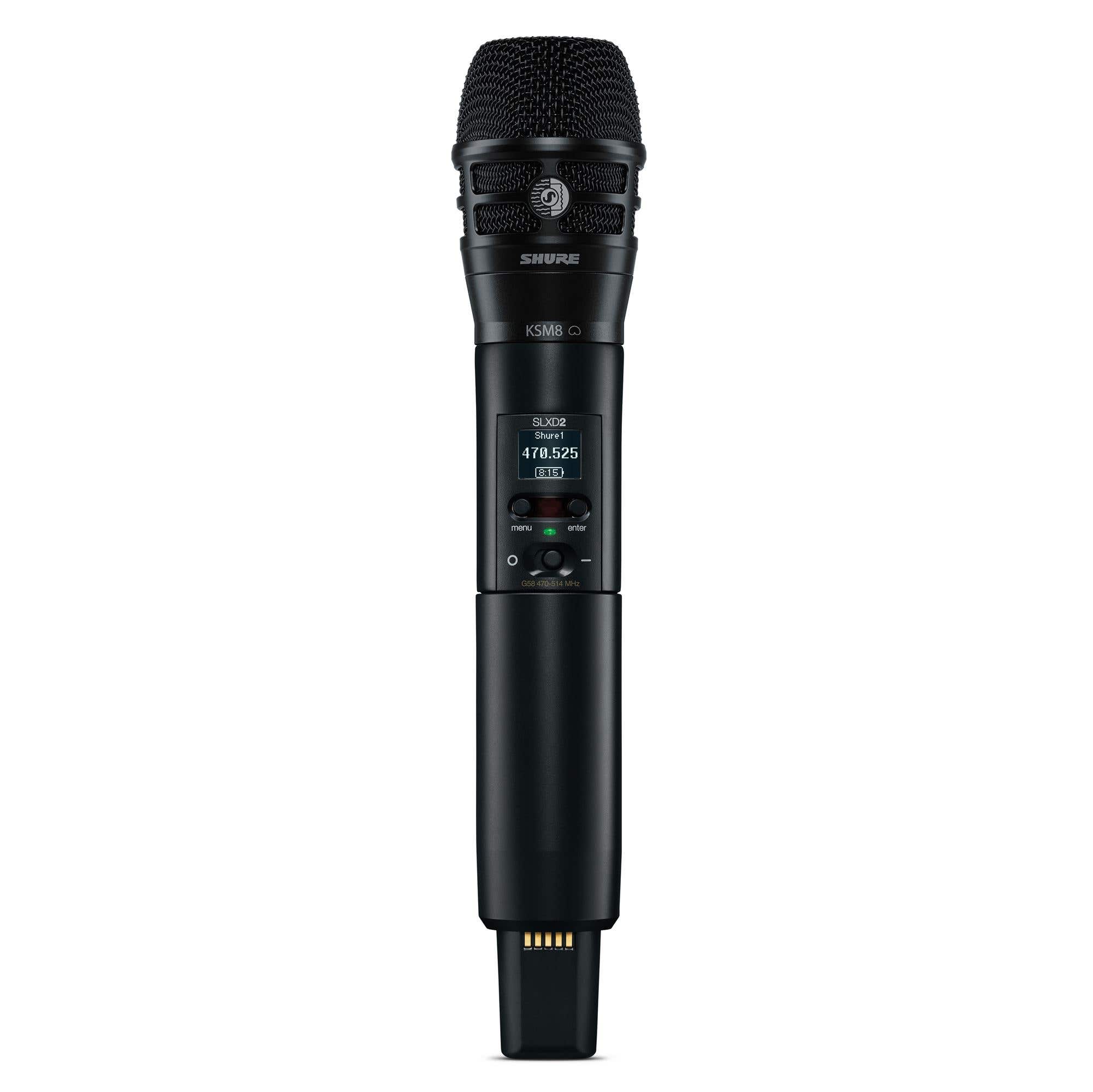 Shure SLXD2/KSM8/B-J52 SLX-D KSM8/B Handheld Transmitter Group J52