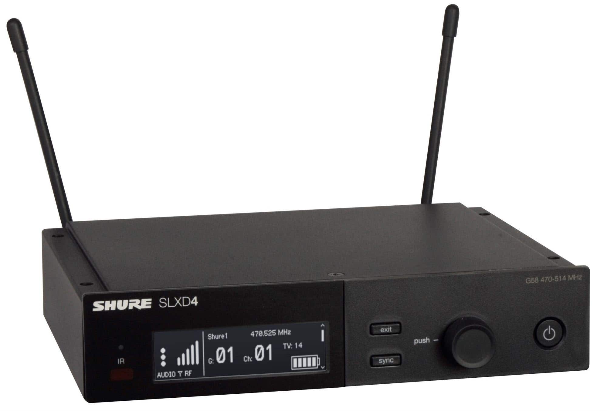 Shure SLXD4 SLX-D Single Wireless Receiver