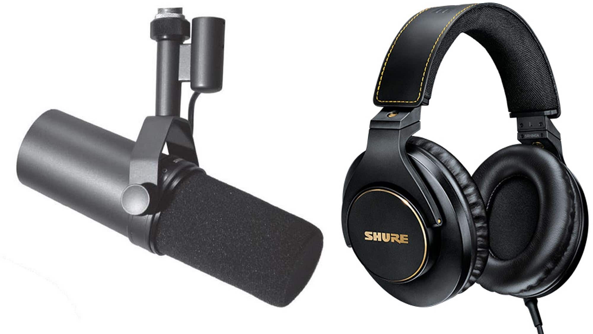 Shure SM7B and SRH840A Bundle