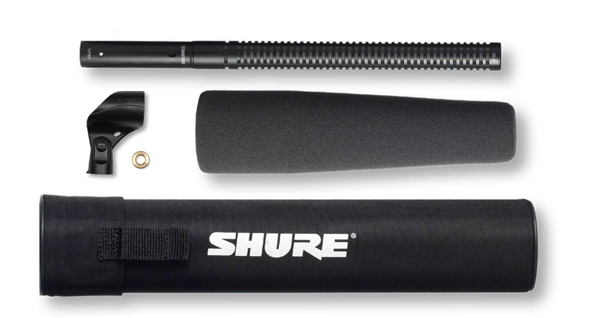 Shure VP89S Short Condenser Shotgun Microphone with Case