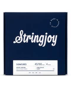 Stringjoy 4-String Long Scale Nickel Roundwound Bass Guitar Strings