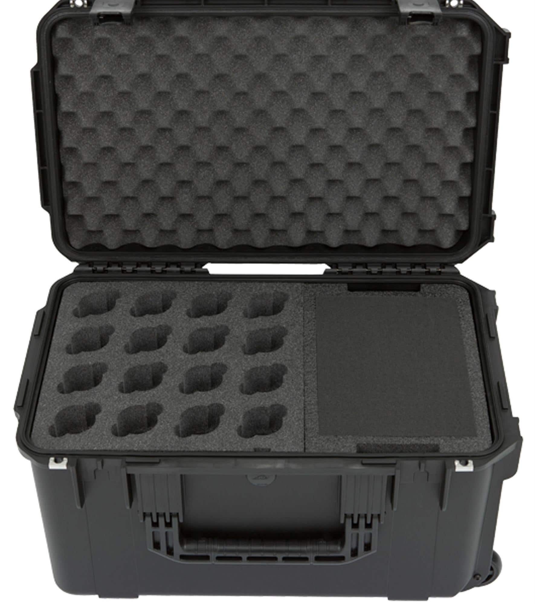 SKB 3i-221312WMC Injection Molded Mic Case for 16 Wireless Mics