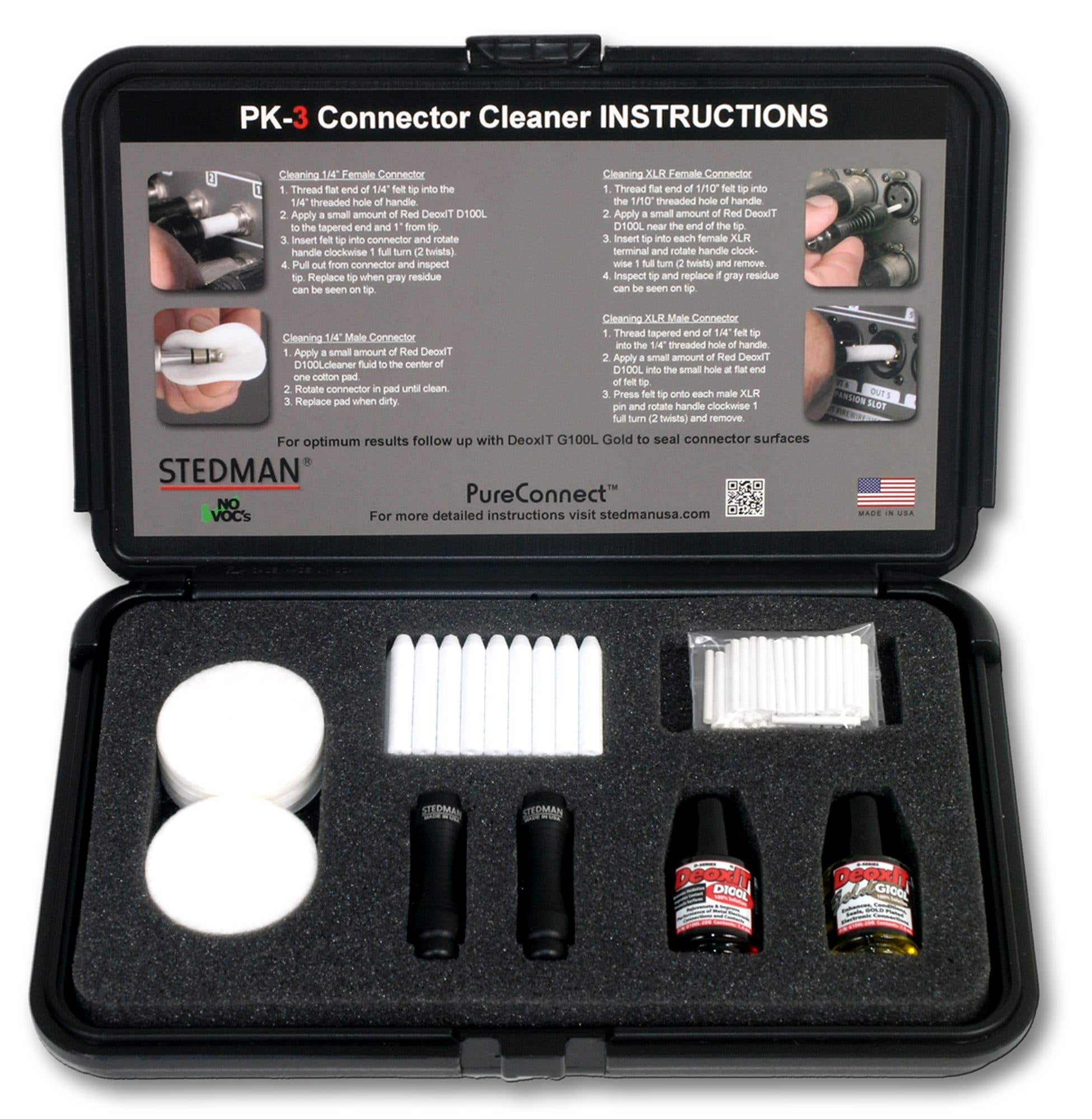Stedman PureConnect PK-3 Pro Kit Connector Cleaning Kit