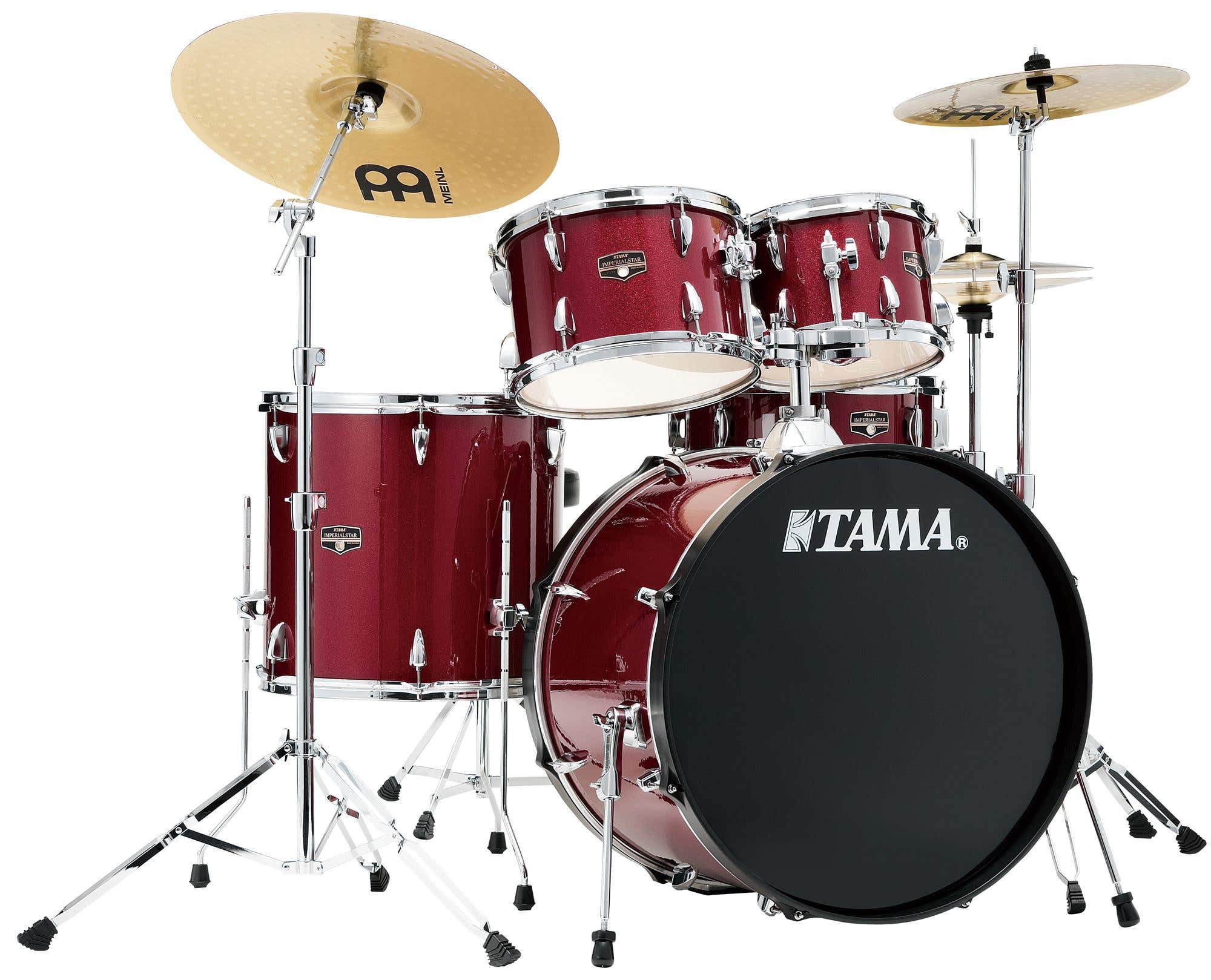 Tama Imperialstar 5-Piece Drum Set with Meinl Cymbals
