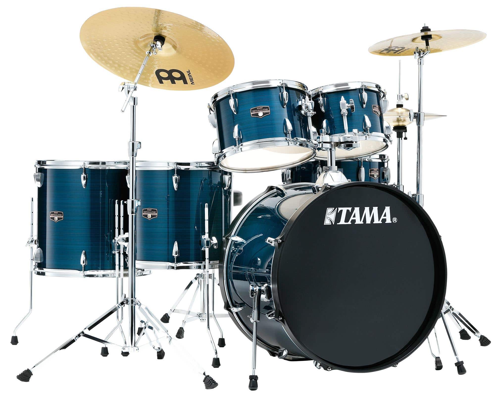 Tama Imperialstar 6 Piece With Meinl Cymbals Hairline Blue
