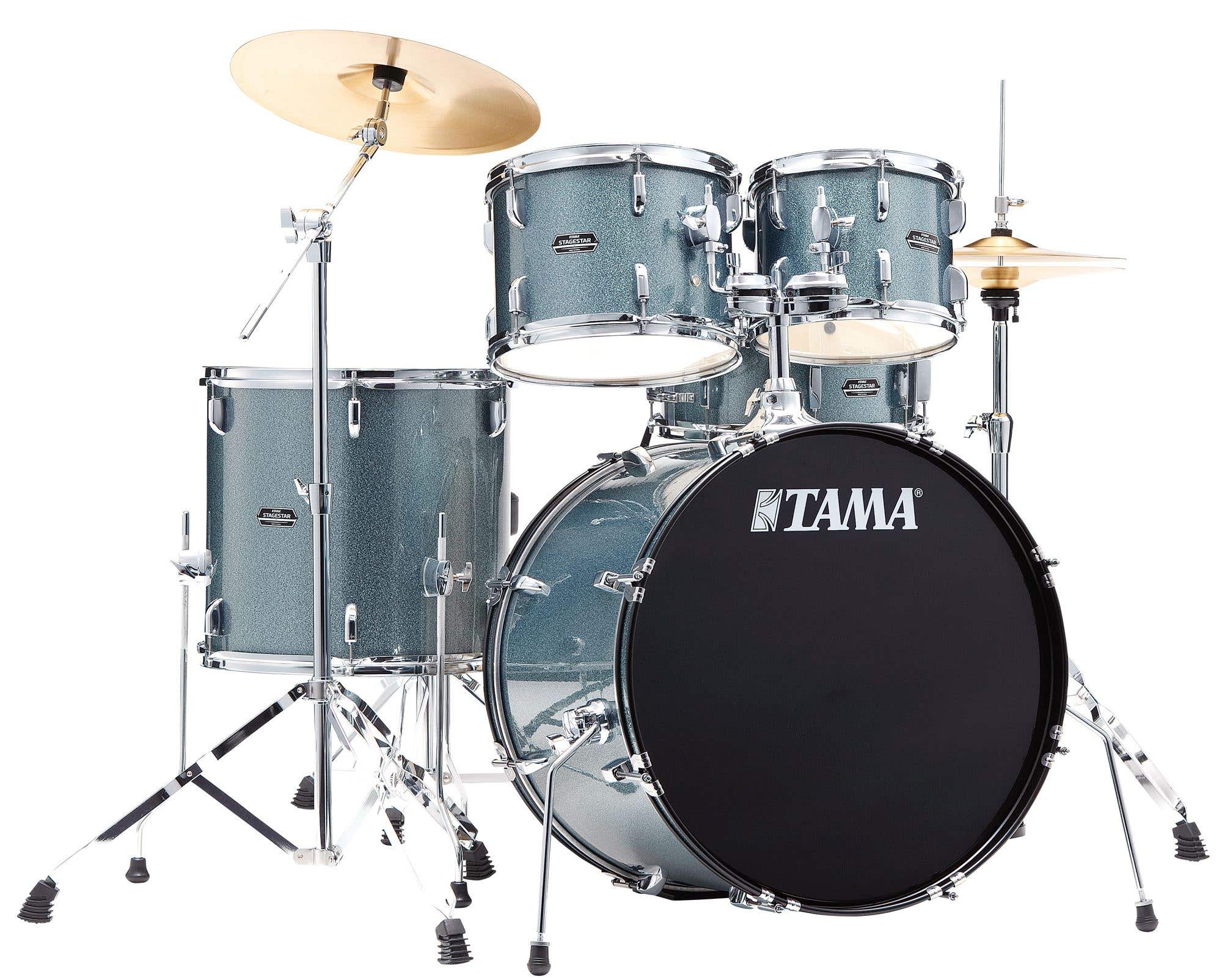 Tama Stagestar Complete 5-Piece Drum Set Sea Blue Mist