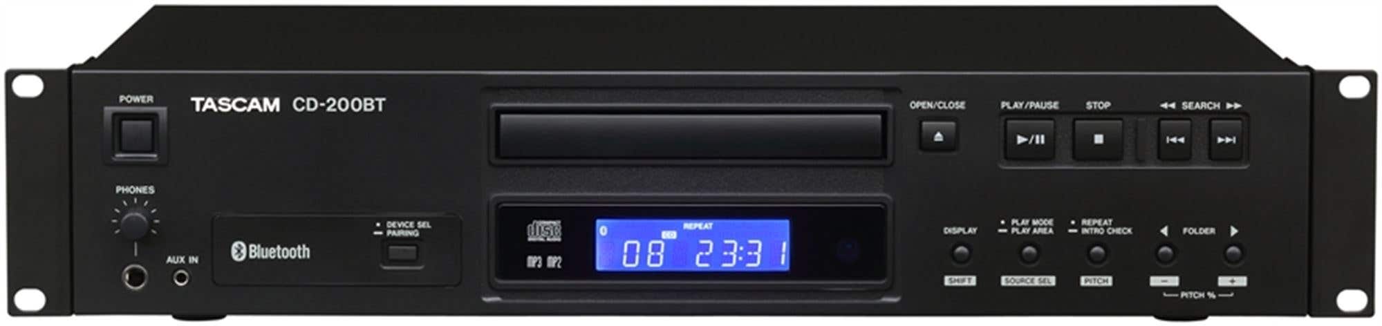 TASCAM CD-200BT Professional CD Player with Bluetooth