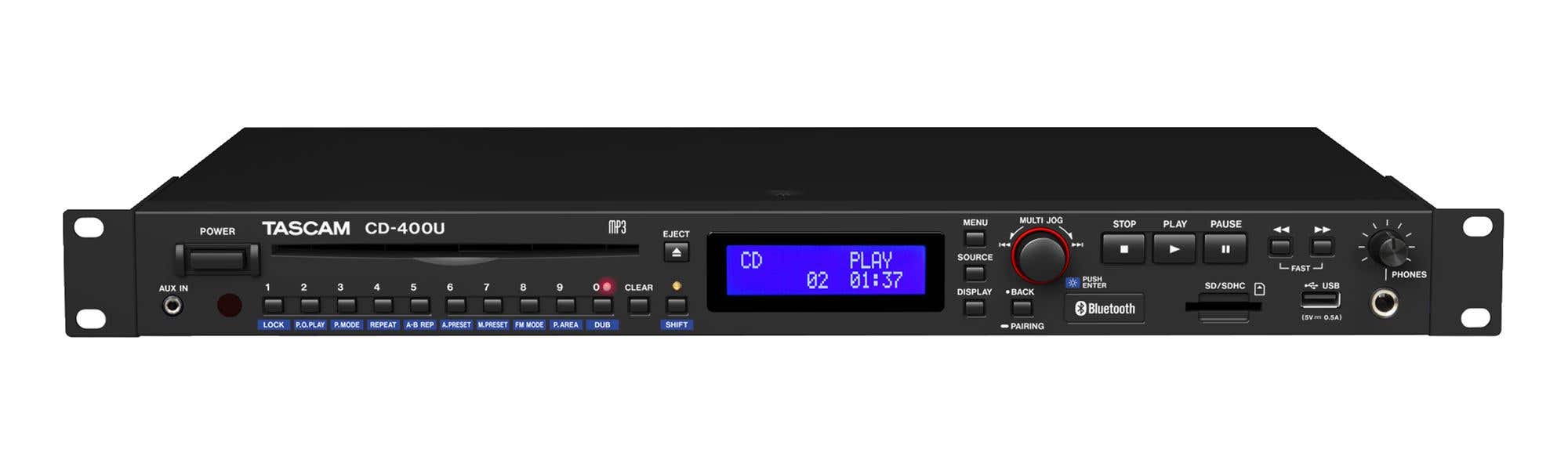 TASCAM CD-400U CD/SD/USB Player with AM/FM Tuner