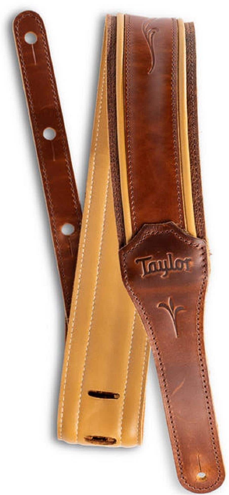 Taylor Spring Vine 2.5" Leather Strap Medium Brown