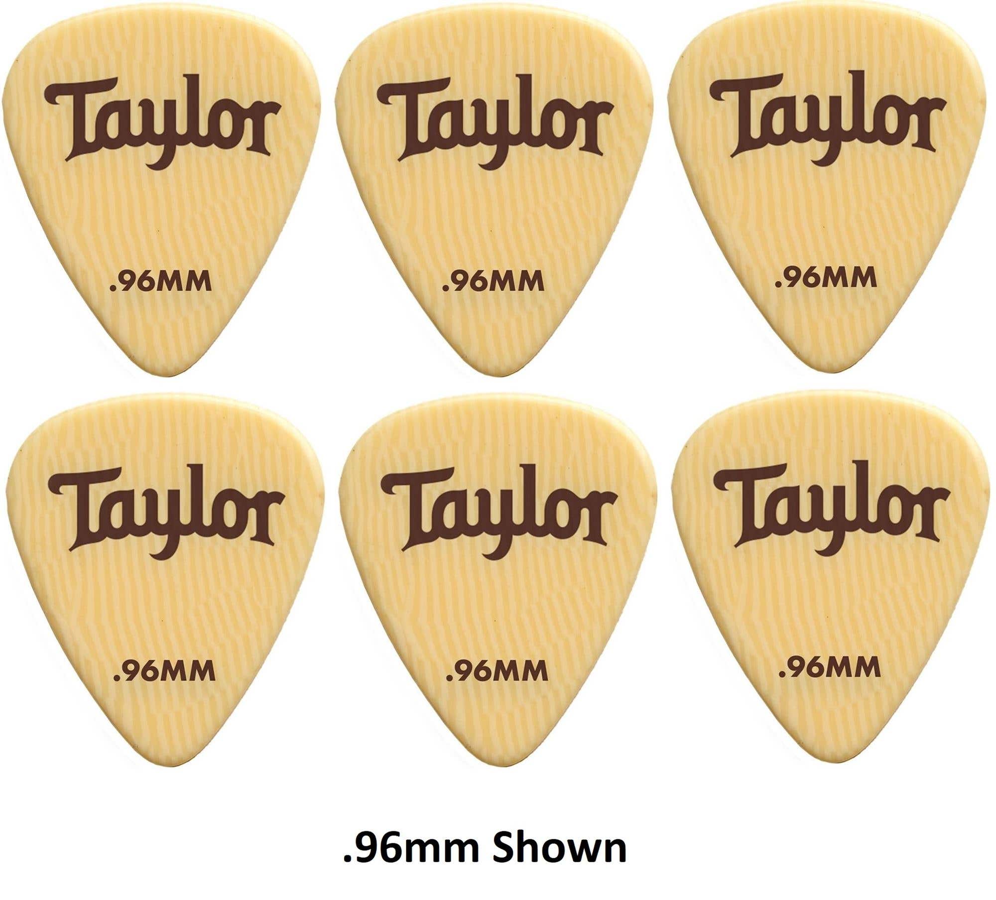 Taylor Premium DarkTone Ivoroid 351 Guitar Picks