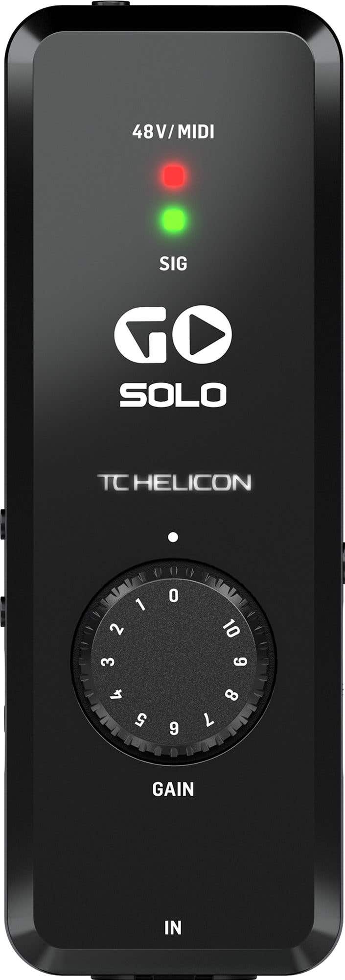 TC Helicon GO SOLO High-Definition Audio/MIDI Interface