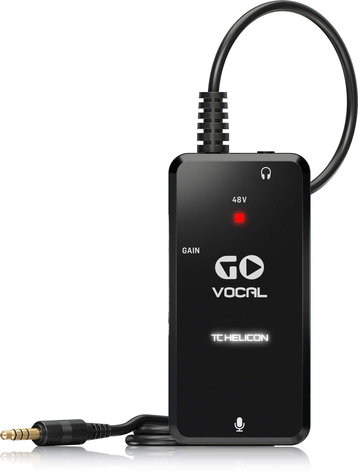 TC Helicon GO Vocal Microphone Preamp Interface for Mobile Devices