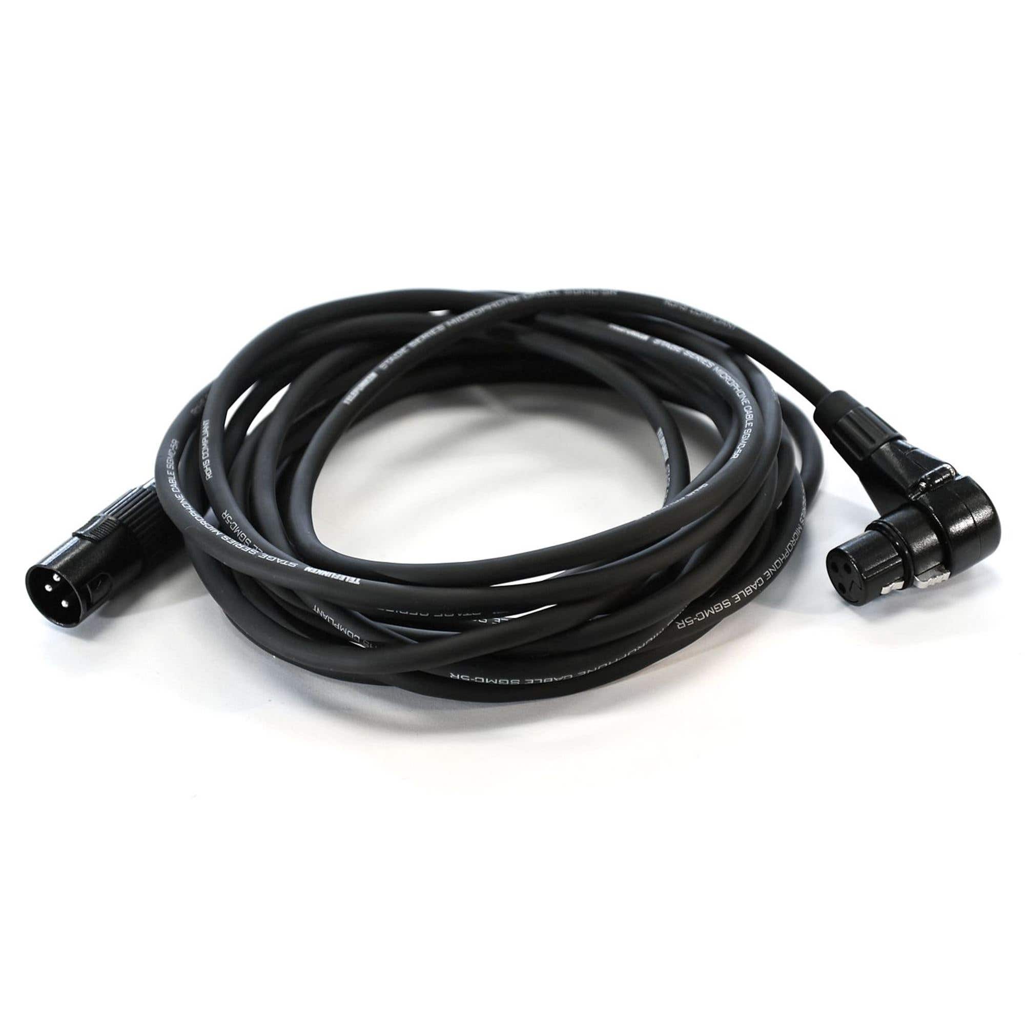 Telefunken SGMC XLR Mic Cable One Right Angle XLRF