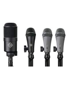 Telefunken DD4 4-Piece Dynamic Drum Microphone Package