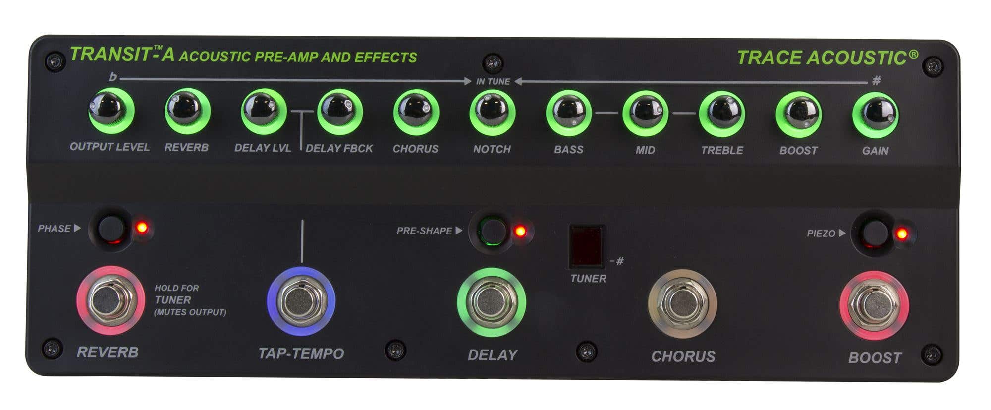 Trace Elliot Transit A Acoustic Guitar Preamp Pedal with Effects DI