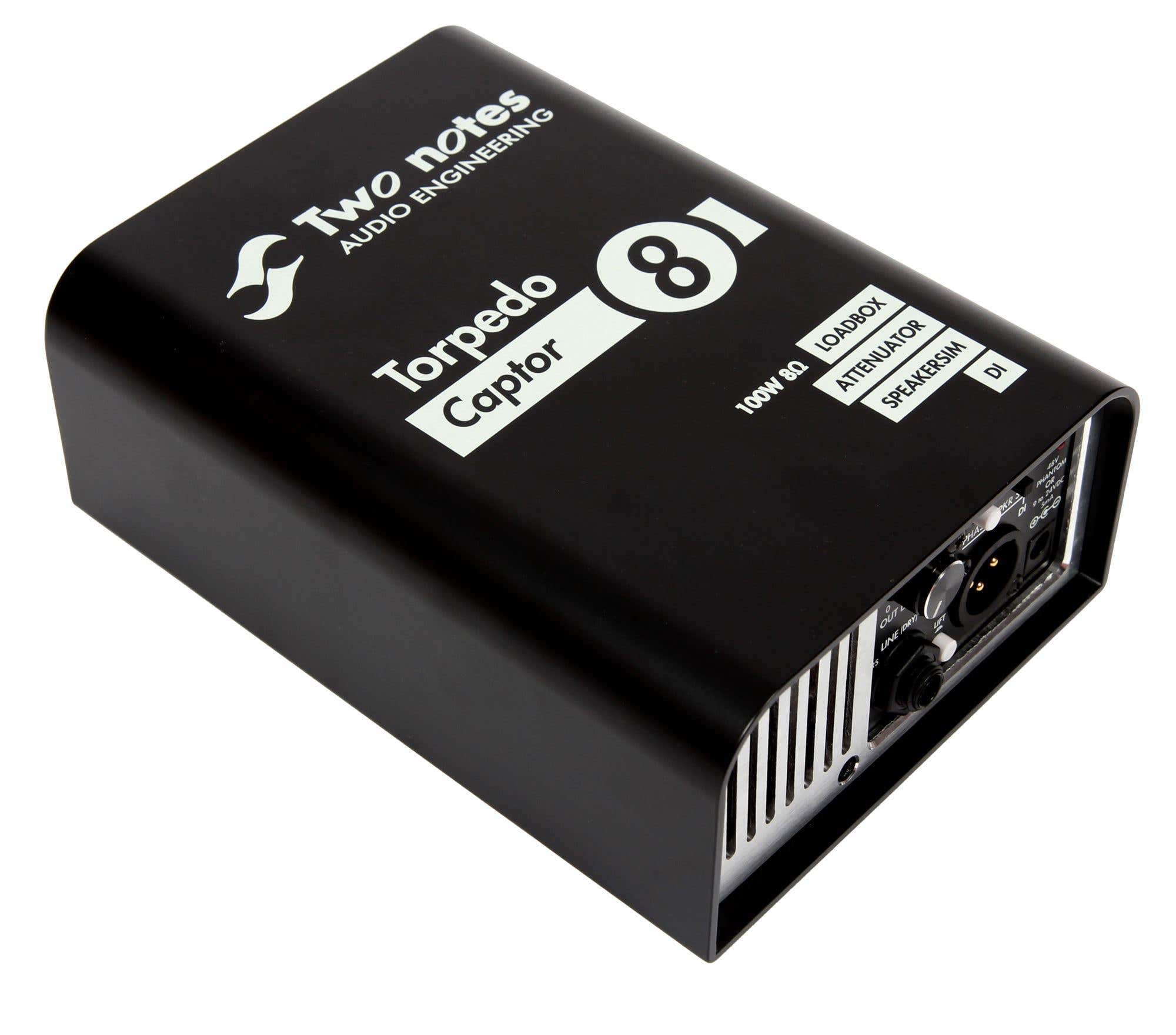 Two Notes Torpedo Captor Loadbox Attenuator DI 8 Ohm