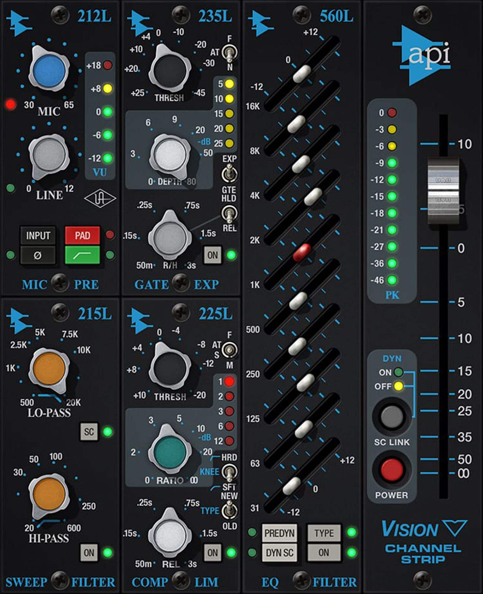 Universal Audio API Vision Channel Strip Download