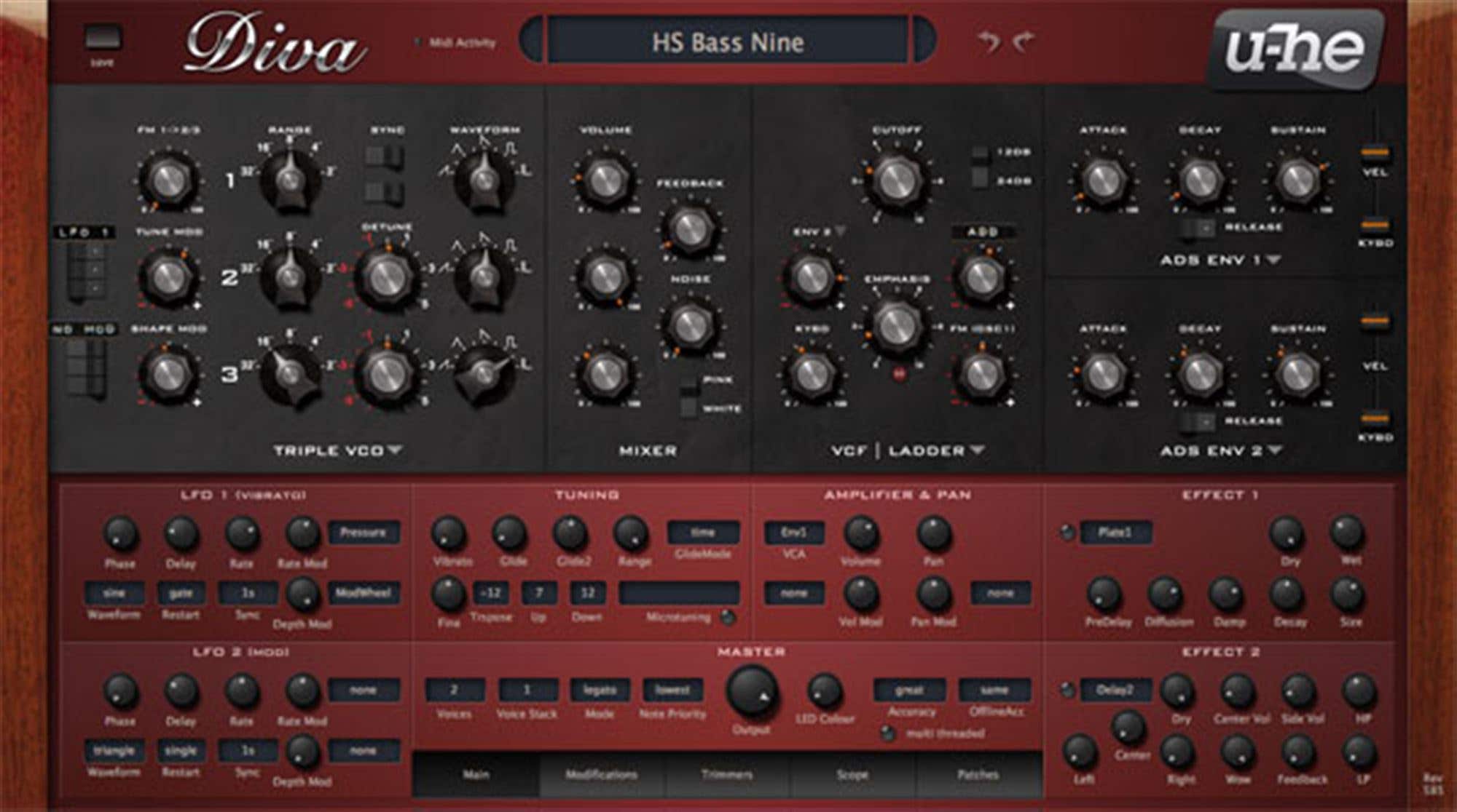 u-he DIVA Software Synthesizer - Download