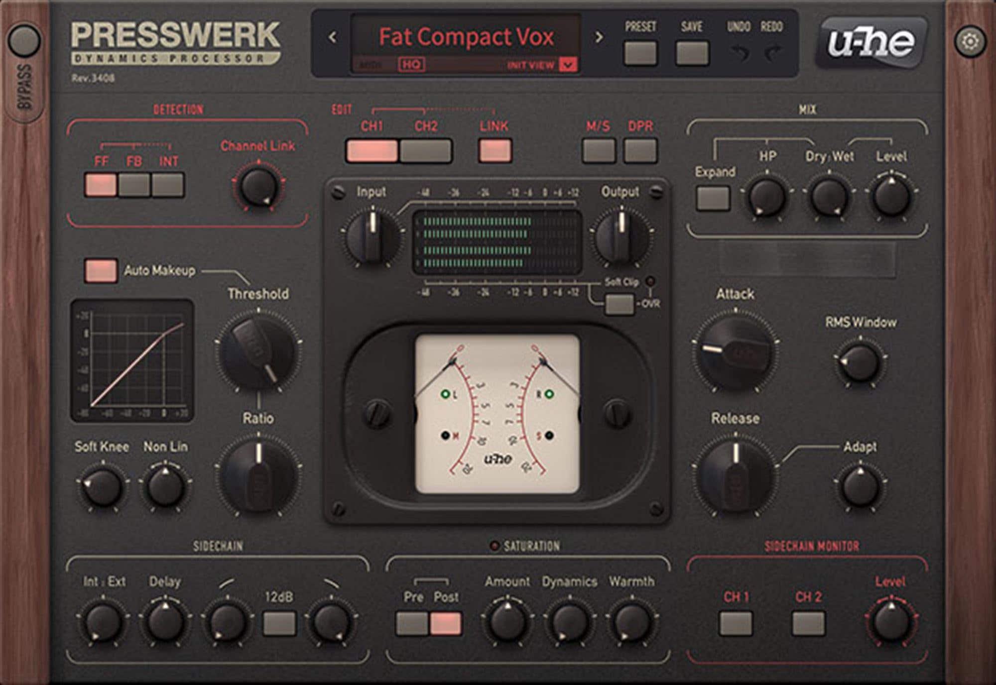 u-he Presswerk Dynamics Processor Software Download