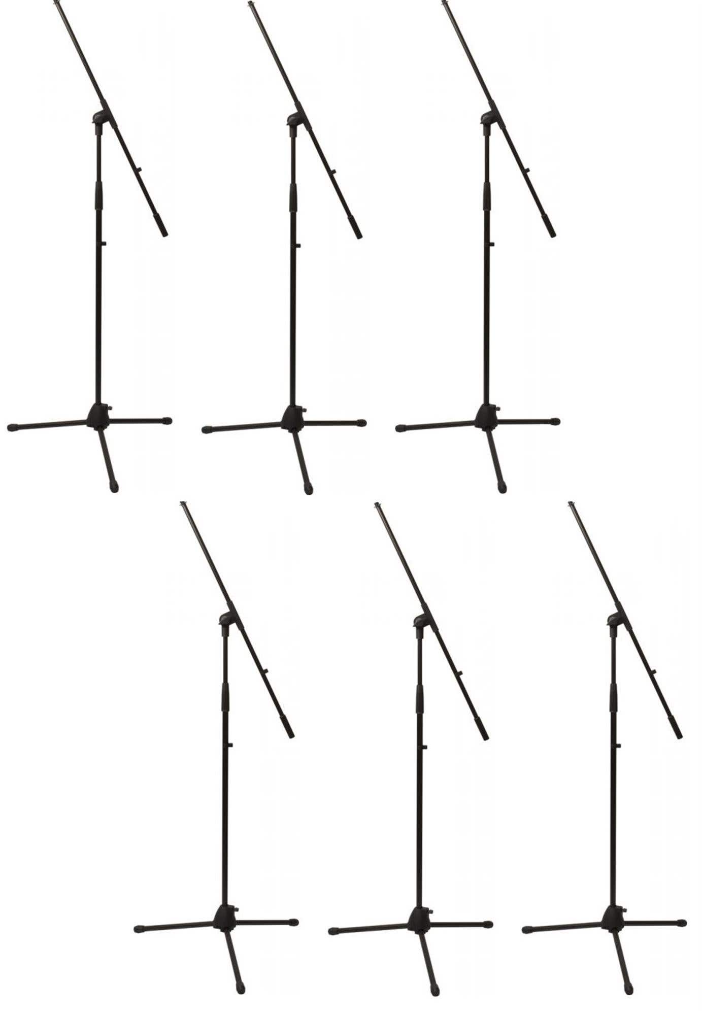 JamStands JS-MCFB6PK Mic Stands 6 Pack