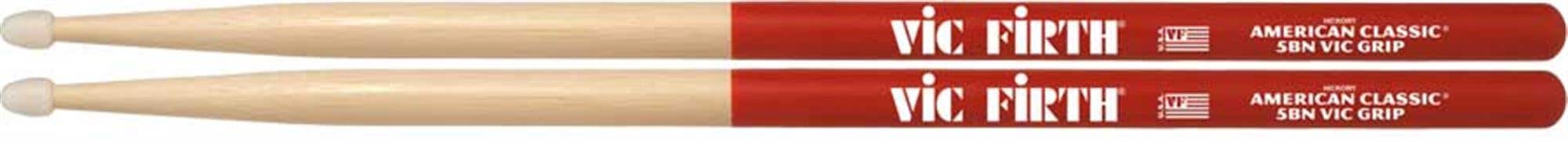 Vic Firth 5B American Classic Vic Grip Drum Sticks