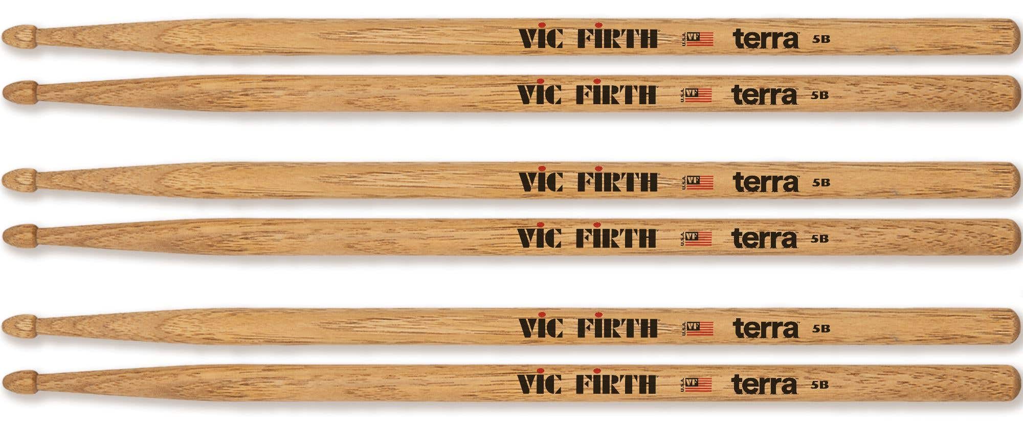 Vic Firth American Classic 5BT Terra Wood Drumsticks