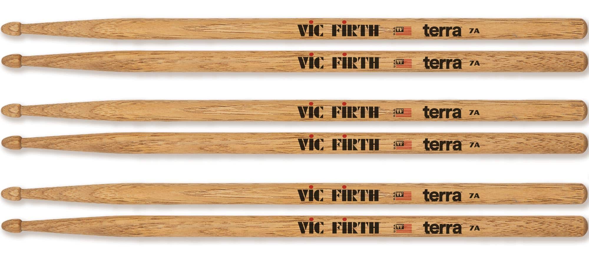 Vic Firth American Classic 7AT Terra Wood Drumsticks