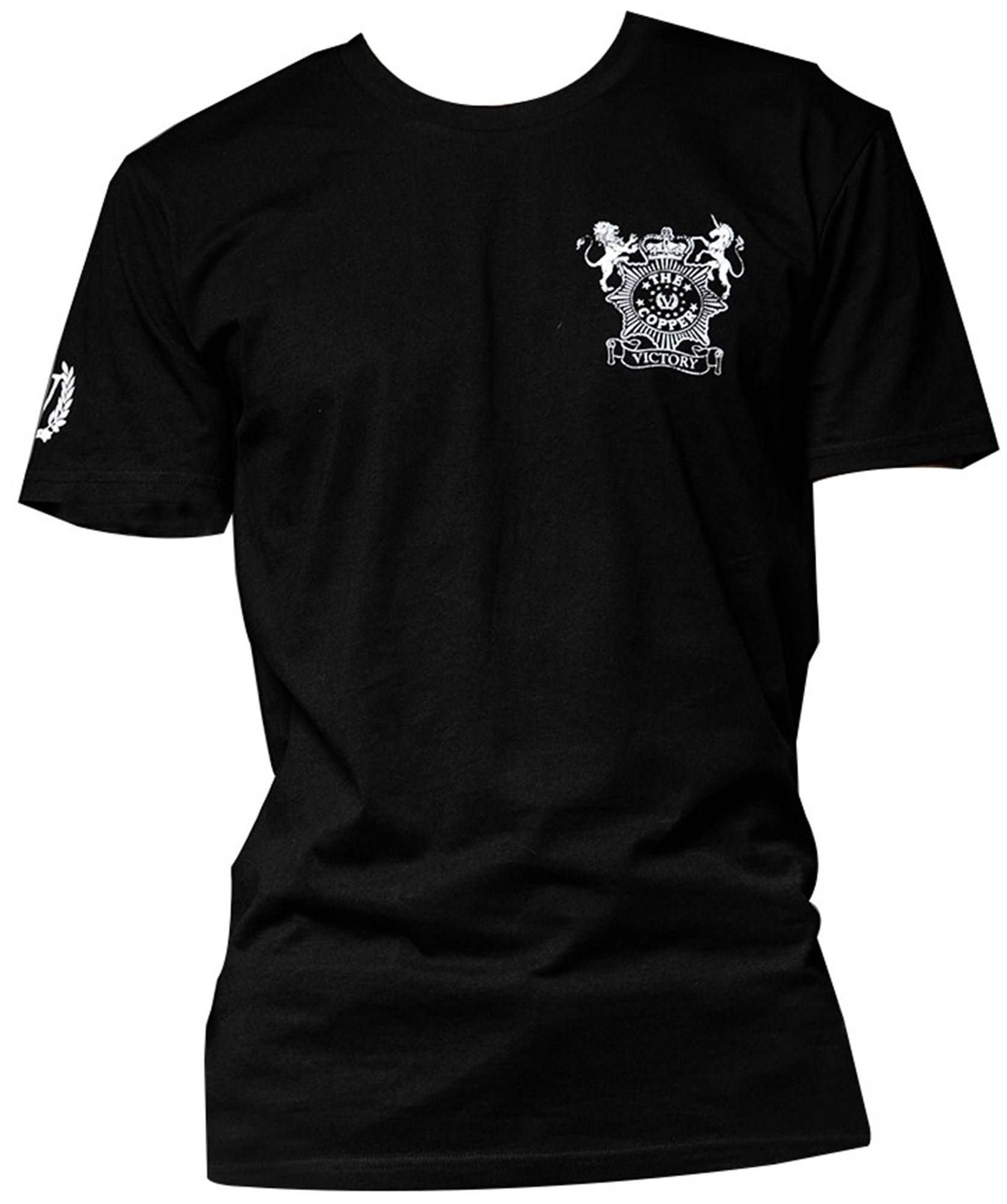 Victory Copper T-Shirt Black with Small Logo
