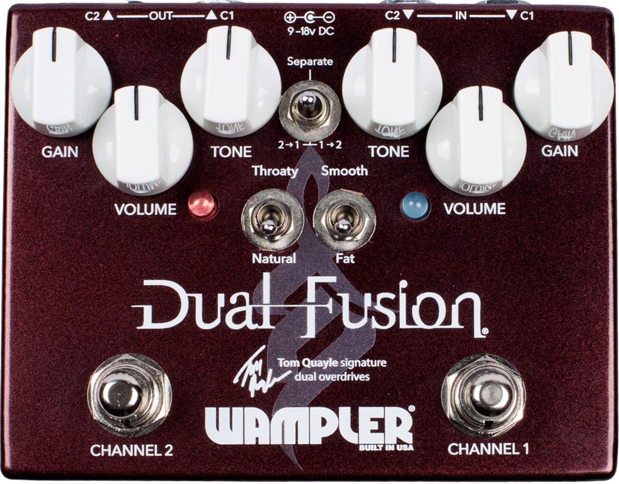 Wampler Dual Fusion V2 Overdrive Pedal