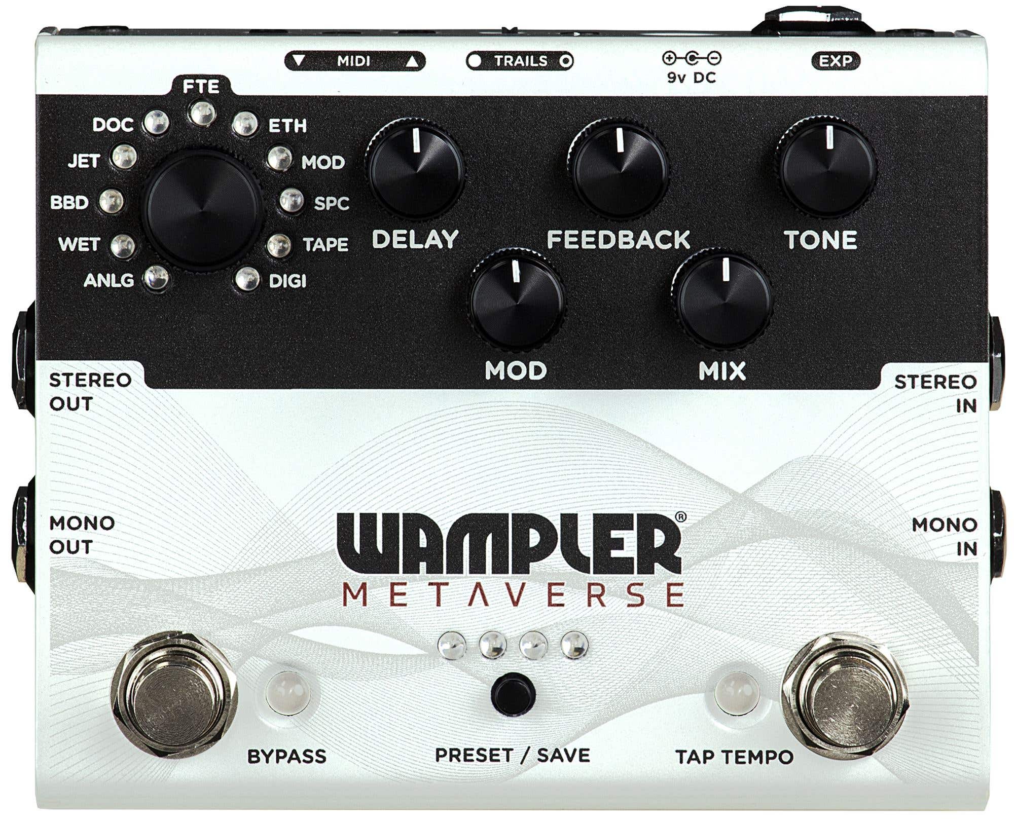 Wampler Metaverse Multi Delay Pedal with MIDI