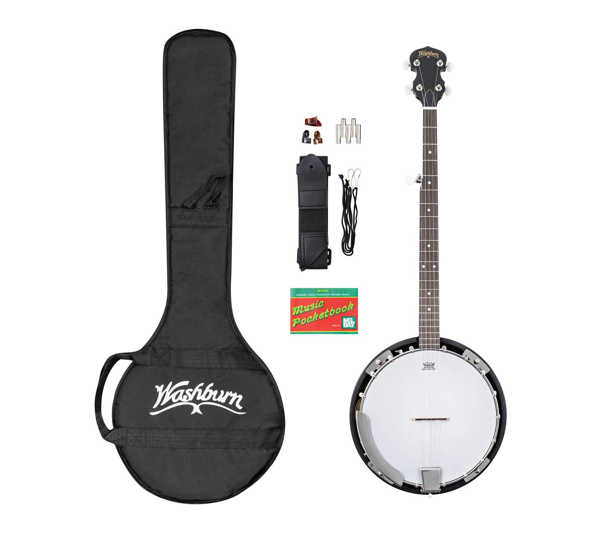 Washburn B8 Banjo Pack with Gigbag
