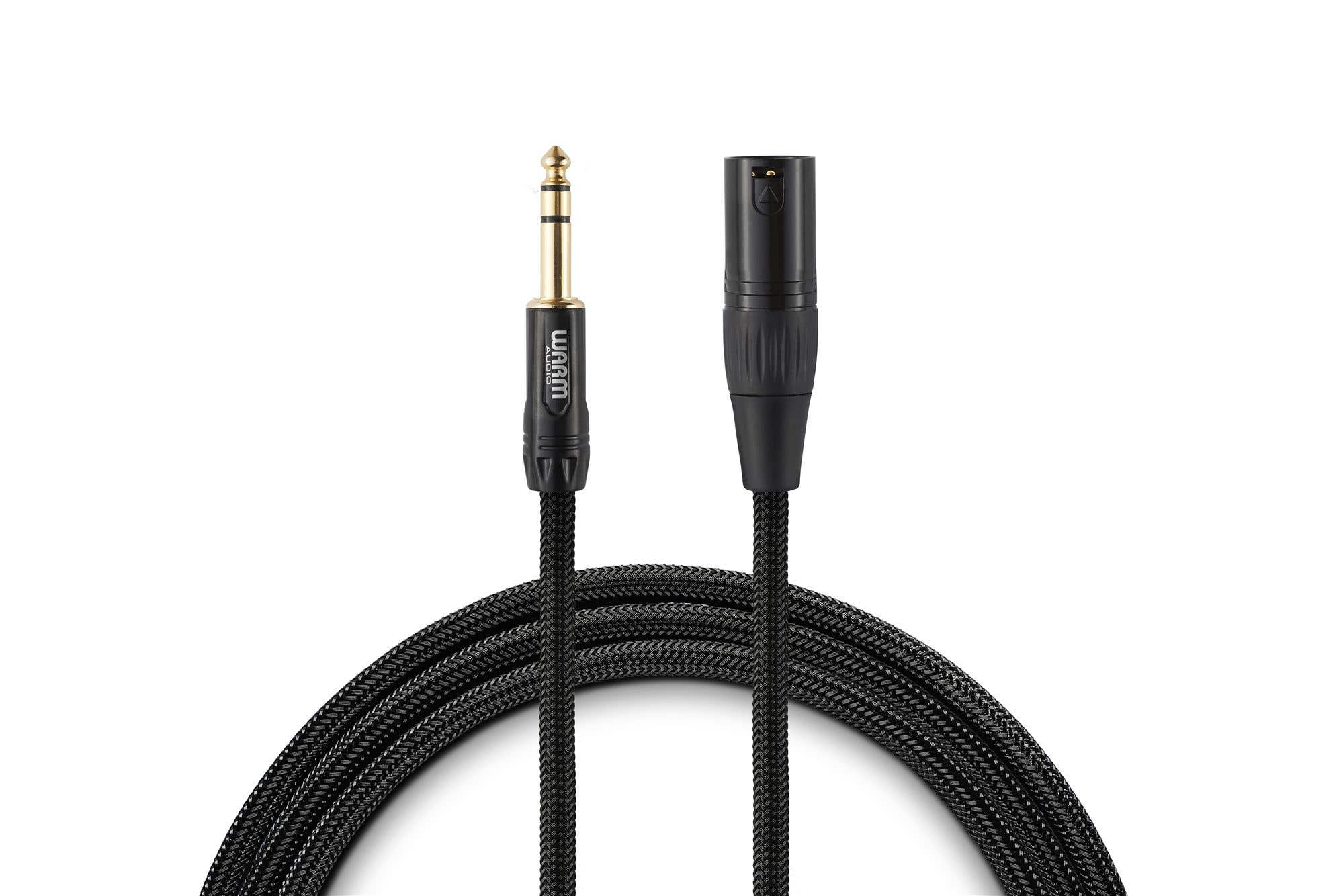Warm Audio Prem-XLRM-TRSM-3 Premier Series Cable 3 Feet
