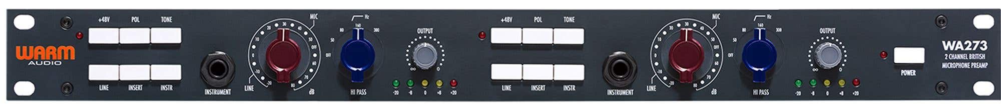 Warm Audio WA273 1073 Style Two Channel Microphone Preamp