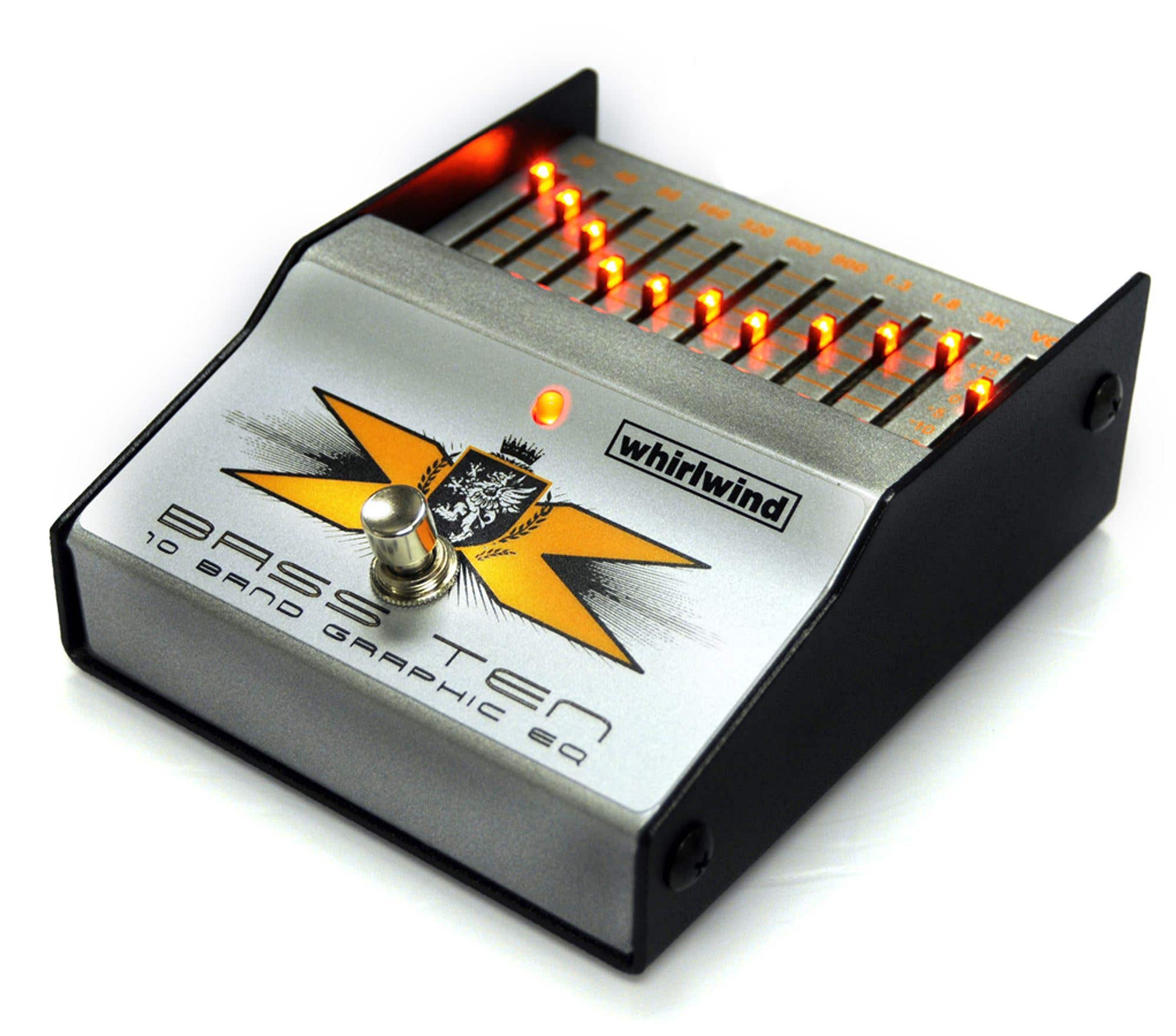 Whirlwind FXEQBP Bass Ten 10-Band Graphic EQ Bass Pedal
